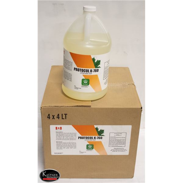 CASE OF 4X4L PROTOCO-760 HAND SOAP