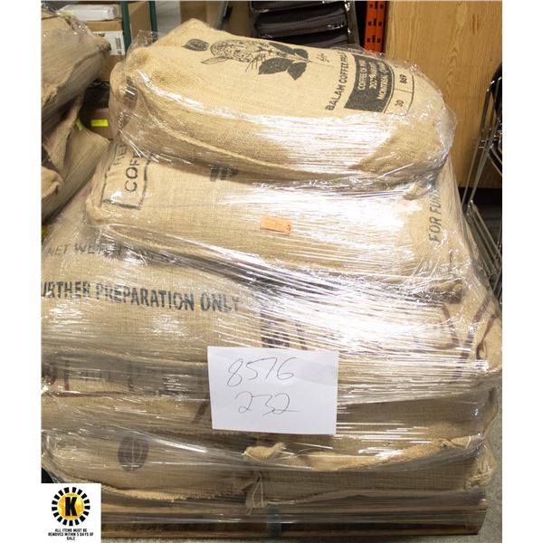 BALIFF SEIZURE: PALLET OF 8 ASSORTED 69KG BAGS OF