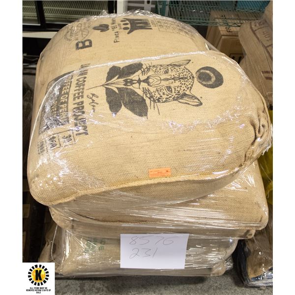 BALIFF SEIZURE: PALLET OF 10 ASSORTED 69KG BAGS OF