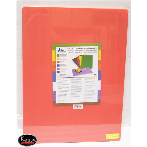 NEW - UPDATE INTERNATIONAL RED CUTTING BOARD