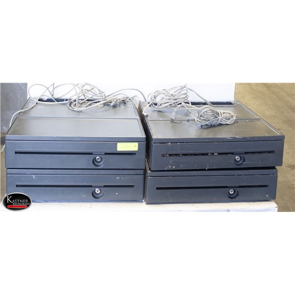 4 CASH DRAWERS