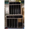 Image 1 : 2 WOODEND RACKS W/ DIVIDERS