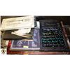 Image 1 : LOT OF ASSORTED SIZE PAINTINGS AND CAFE MENU