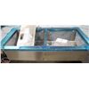 Image 2 : 140" S/S SERVICE TABLE W/ DOUBLE WELL SINK 4" BS &
