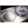 Image 1 : ANCHOR HOCKING 9" GLASS PIE PLATE - NEW PACK OF 2