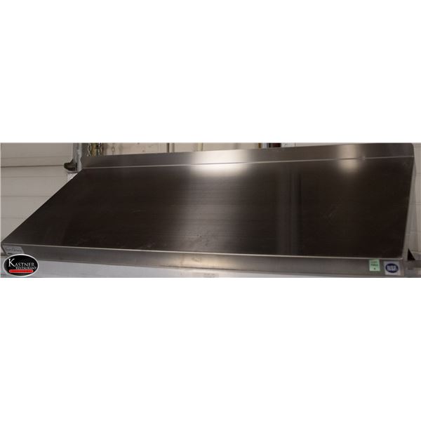 36"X18" STAINLESS STEEL WALL MOUNT SHELF