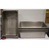 Image 1 : 7 FULL SIZE PERFERATED STEMA PANS 21"X13"X6 1/4