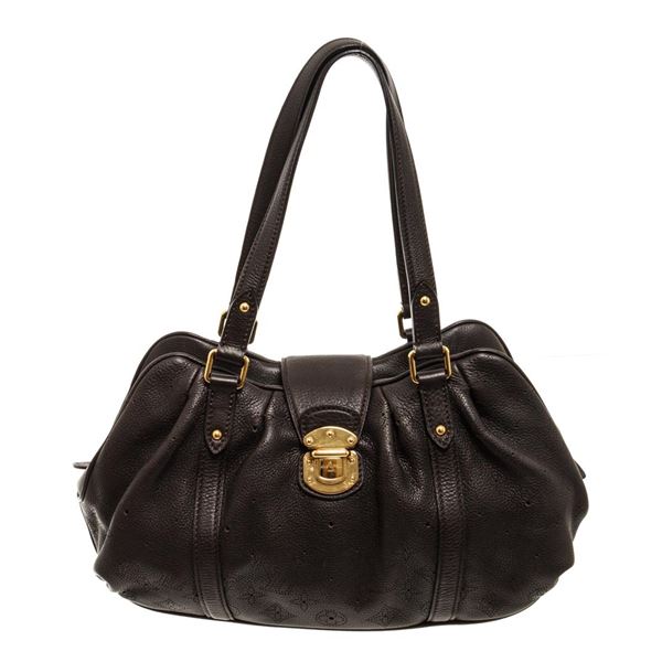 Louis Vuitton Black Monogram Canvas Lunar PM Hobo Bag