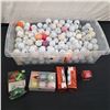 Image 1 : Bin of New And "Experienced Golf Balls