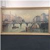 Image 1 : Large Framed Print "A View of Paris"