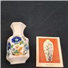 Image 5 : "Treasures of the Imperial Dynasties" Miniature Vase Collection With Display Shelf