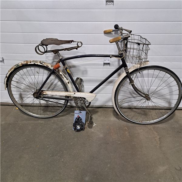 Vintage Raleigh The All Star Bicycle & CCM Cable Lock