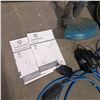 Image 2 : Yardworks Grass Trimmer with Charger, Extension Cords & American Manual Lawnmower