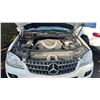 Image 8 : 2008 MERCEDES ML350, 4DR SUV,  WHITE VIN 4JGBB86E68A399499, 122,262KMS