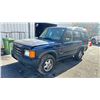 Image 1 : 2001 LAND ROVER DISCOVERY V8, 4DR SUV,  BLUE VIN SALTL15481A709477