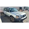 Image 4 : 2005 SUBARU FORESTER 2.5X, 4DR SEDAN,  SILVER VIN JF1SG63625H703895