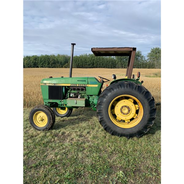 Family Owned since New, JD 1840 open station tractor, diesel, showing 5200 hours, canopy & roll bar,
