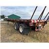 Image 4 : 1985 Trailmobile tandem hi-boy with bale rigging, 45', spring ride, S/N 2TCP482B0FA371207 11x24.5 ru
