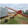 Image 1 : Sakundiak HD 6x33 grain auger used as wet auger into dryer, 3 hp electric motor, S/N 24987, good wor