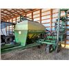 Image 26 : JD 655 32 foot,12 inch spacing, double shoot air seeder, has very good tips, set up for tow behind a