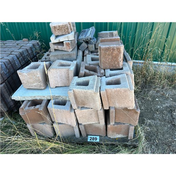 Pallet of Cement Blocks