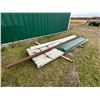 Image 1 : Pallet of Building Tin Sheets up to 13’ long & 1- 3” Pipe