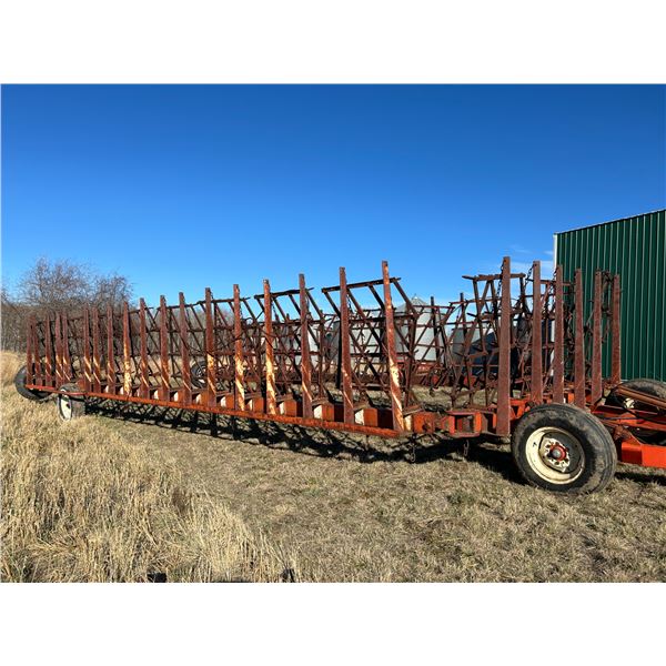 1979 inland 21 Section Diamond Harrow Drawbar with Hyd