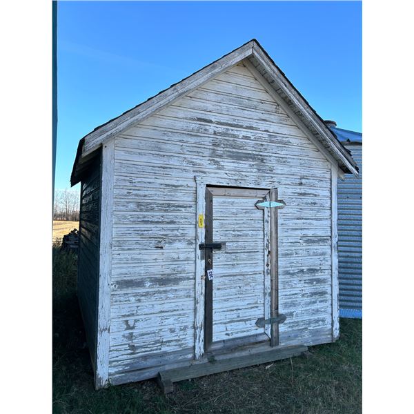 Wooden Bin 10x12 w/ Asphalt Shingles, Buyer is Responsible to Load