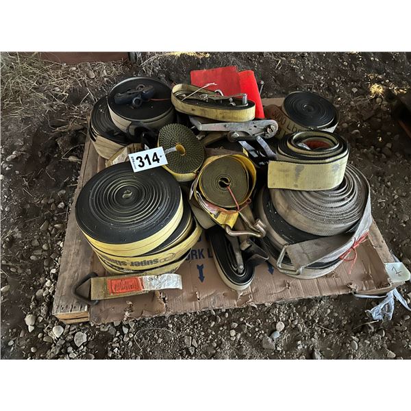 Assortment 2” 3” 4” Belts & Ratchet Straps