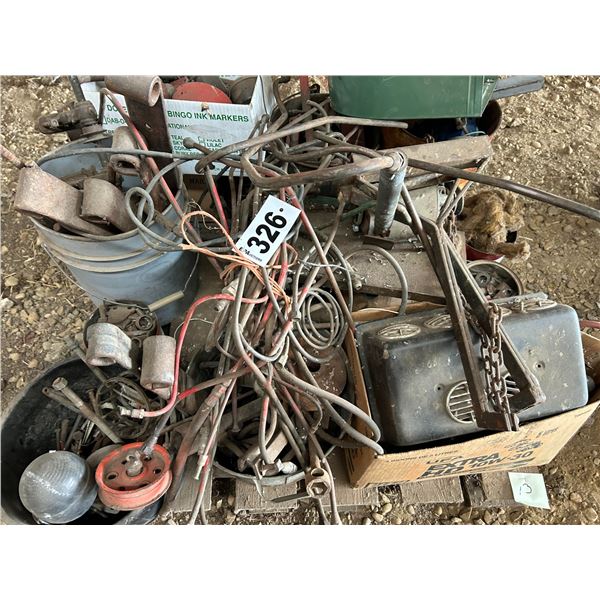 Misc Bolts, Tubing, Lights, Metal