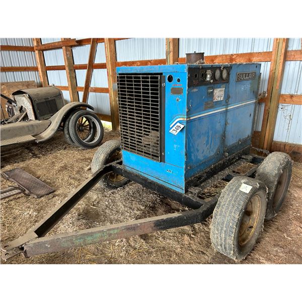 Compressor with no elec. motor that was removed to perform a PTO conversion