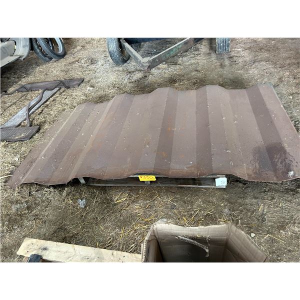 1- Sheet of Corrugated Metal