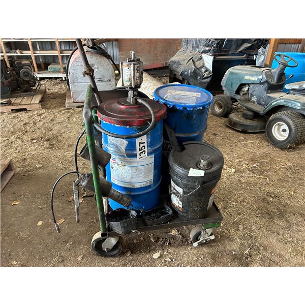 Air Greaser w/ 55kg Grease Pump & Grease Guns