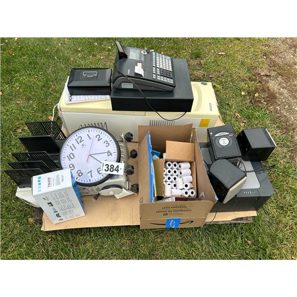 Office Supplies (Clock, Electronic Cash Register, Brother Copier, Toner)