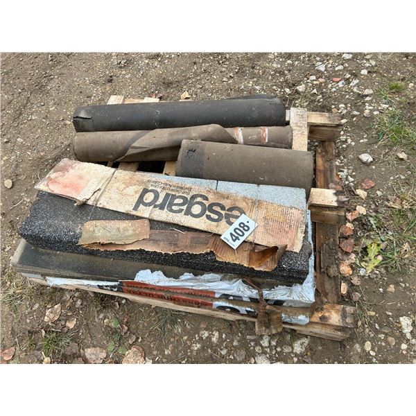 Rolls of Tarp Paper & Shingles
