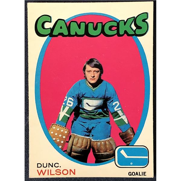1971-72 O-PEE-CHEE DUNC WILSON ROOKIE CARD