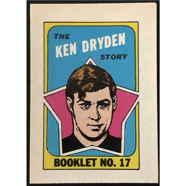 1971-72 O-PEE-CHEE KEN DRYDEN (HOF)