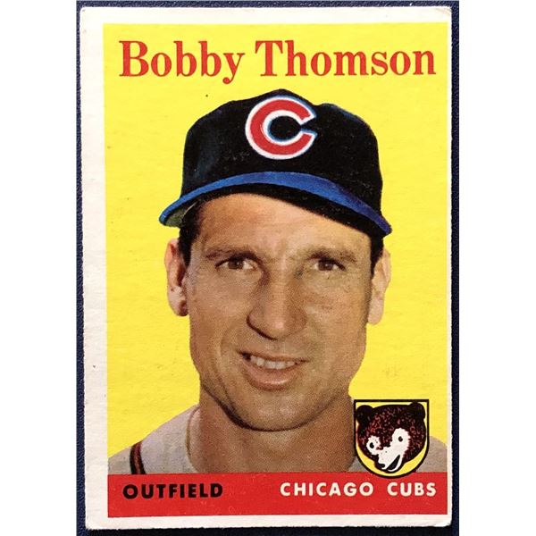 1958 TOPPS BOBBY THOMSON