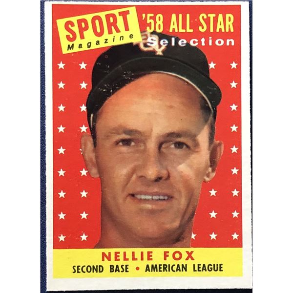 1958 TOPPS NELLIE FOX (HOF)