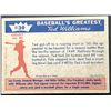 Image 2 : 1959 FLEER TED WILLIAMS (HOF)