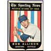 Image 1 : 1959 TOPPS BOB ALLISON ROOKIE CARD