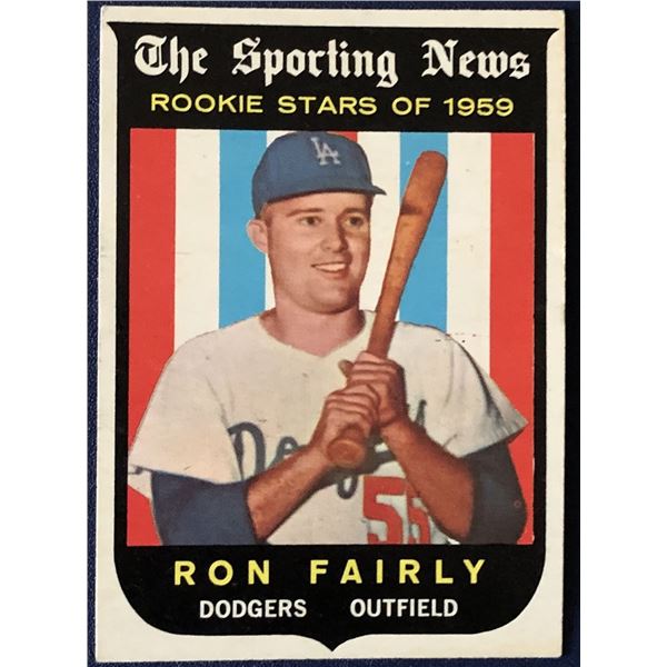 1959 TOPPS RON FAIRLY ROOKIE CARD