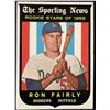Image 1 : 1959 TOPPS RON FAIRLY ROOKIE CARD