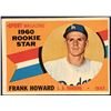 Image 1 : 1960 TOPPS FRANK HOWARD ROOKIE CARD