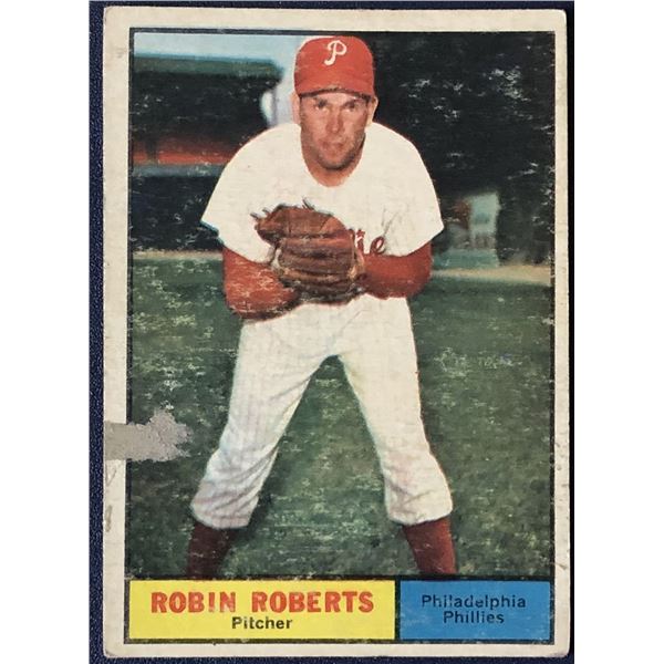 1961 TOPPS ROBIN ROBERTS (HOF)