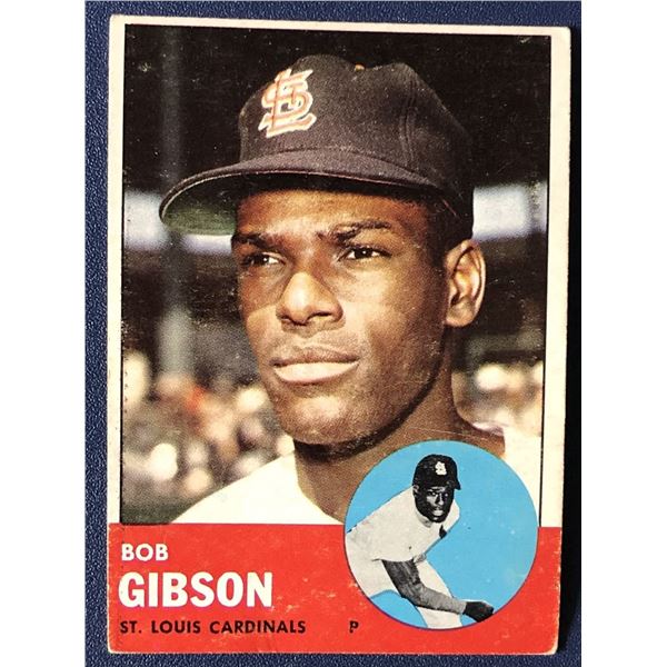 1963 TOPPS BOB GIBSON (HOF)