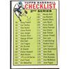 Image 1 : 1964 TOPPS 2nd SERIES CHECKLIST