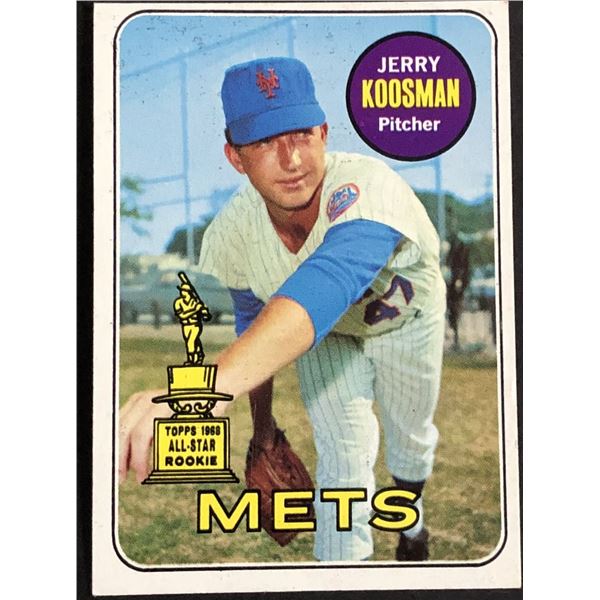 1969 TOPPS JERRY KOOSMAN ROOKIE CARD