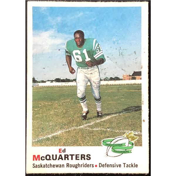 1970 O-PEE-CHEE ED McQUARTERS (HOF)