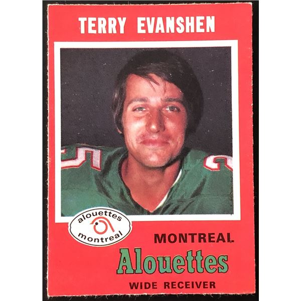 1971 O-PEE-CHEE TERRY EVANSHEN (HOF)